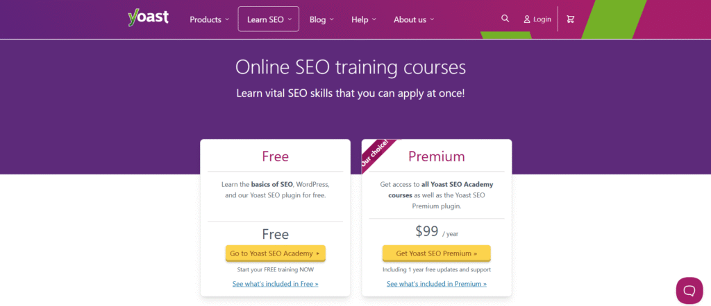 Yoast SEO Academy – All-around Training